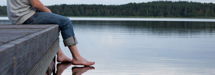 Chiropractic Effingham IL Person Sitting By Lake